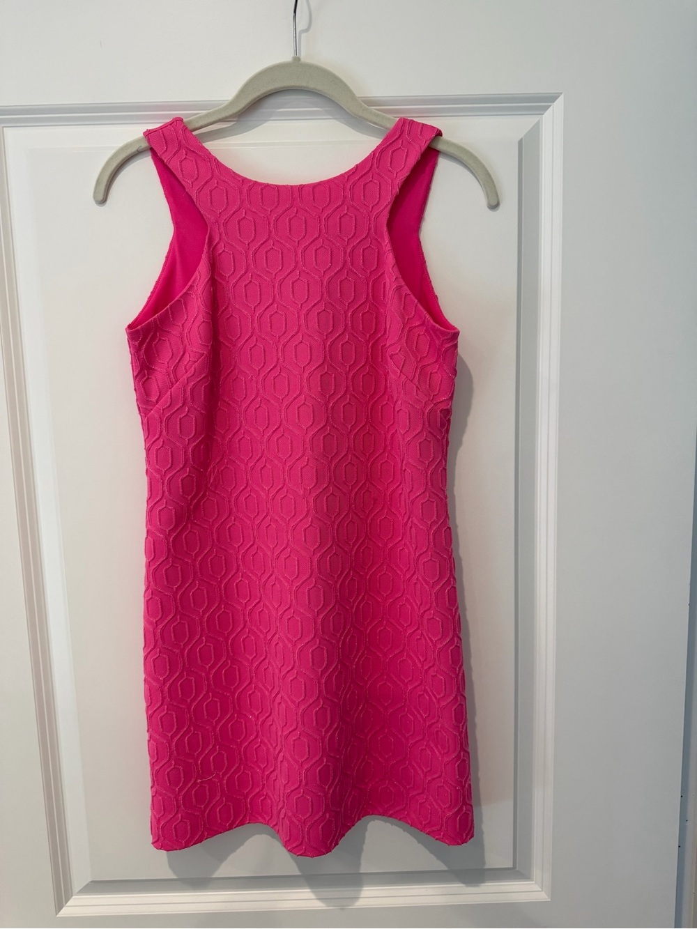 Lilly Pulitzer Bright Fuchsia Textured Sleeveless Mini Dress
